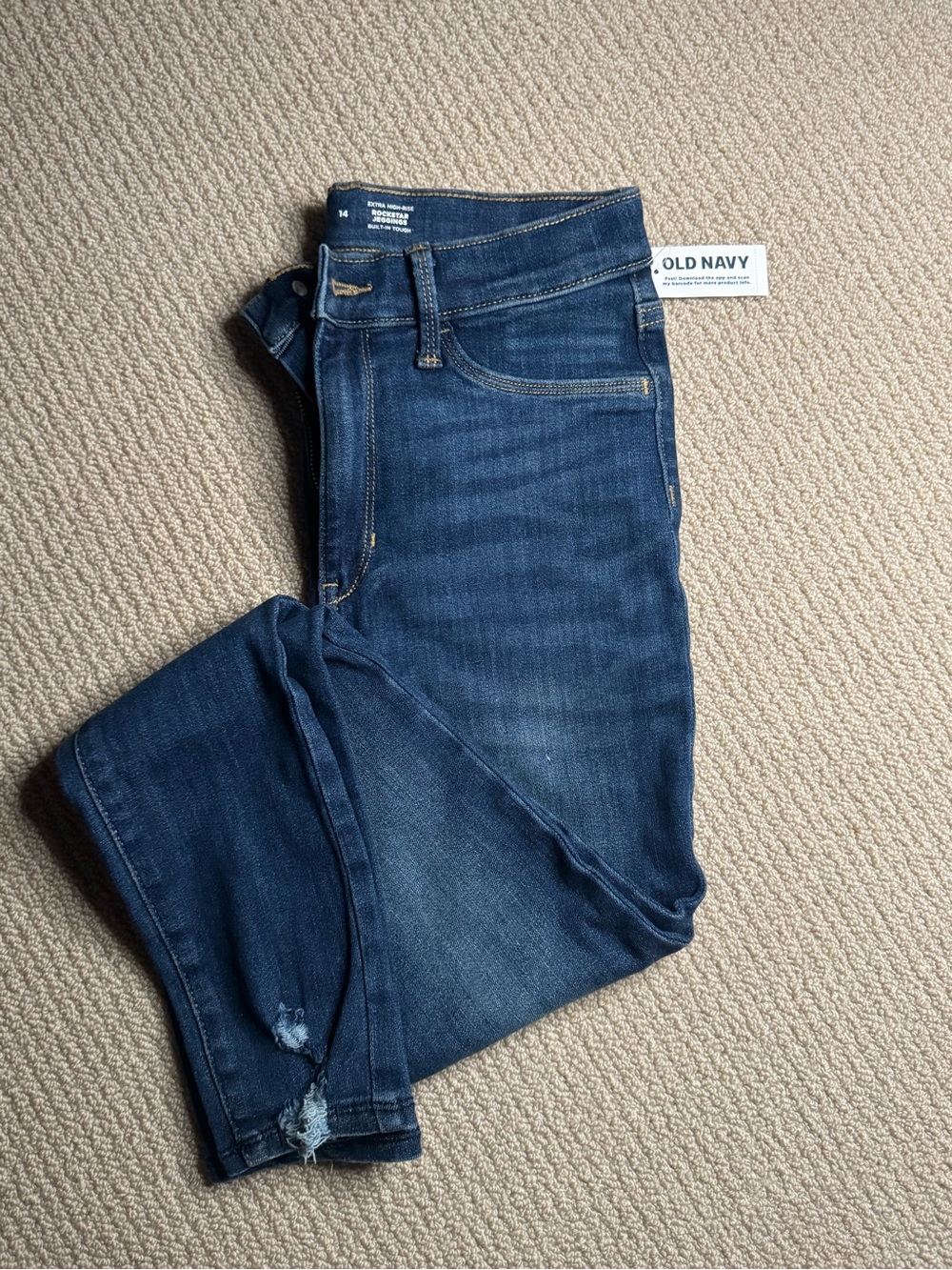 Girl (14) Old Navy Dark Blue Jeans